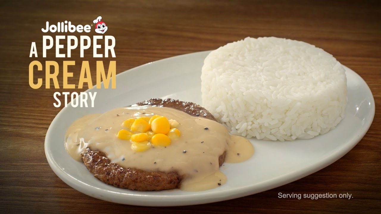 Jollibee S Take On The Pepper Cream Burger Steak The Rodtrip